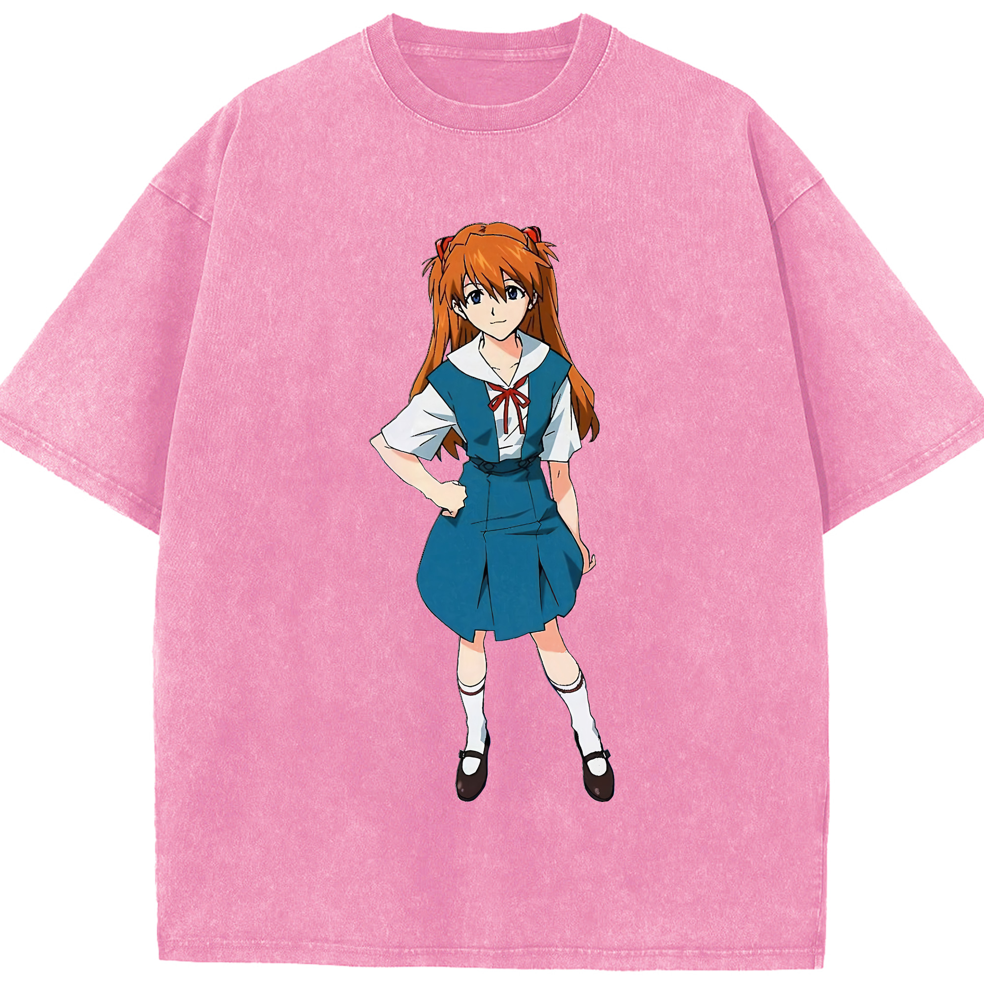 （画像用） EVA 新世紀エヴァンゲリオン 綿100% ヴィンテージ風 半袖Tシャツ（フロントプリント）
